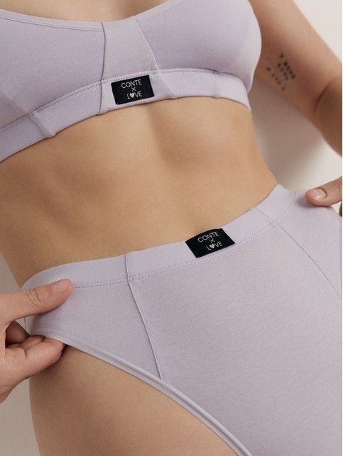 Трусы "бразилиана" из хлопка COTTON LOVE LBR 2531 - купить в интернет-магазине Conte