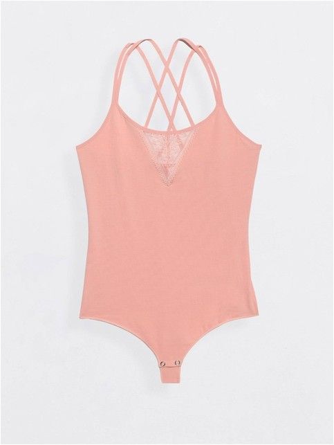 Боди женское DELICATE LBT 1021 цвета пудры - купить в интернет-магазине Conte