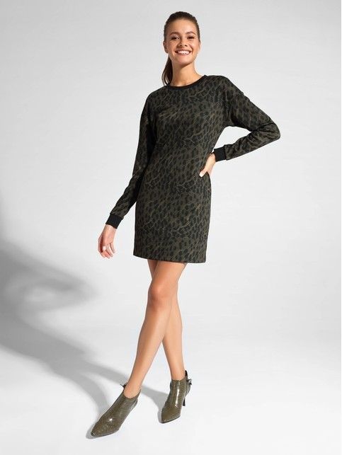 Платье с леопардовым рисунком LPL 1045 - купить в интернет-магазине Conte