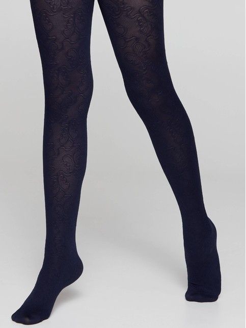Колготки с ажурным цветочным рисунком KETTY