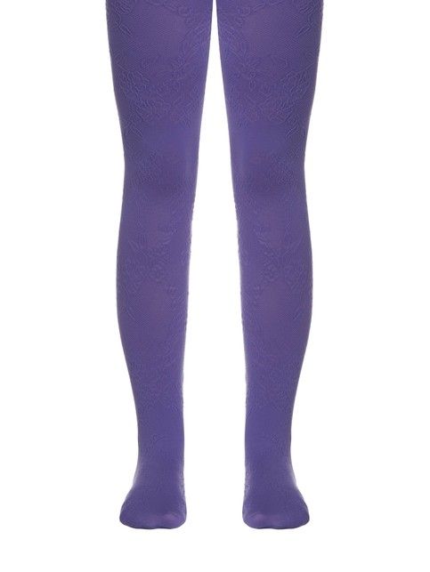 Колготки из микрофибры с рельефным рисунком "цветы" MAGGIE - купить в интернет-магазине Conte