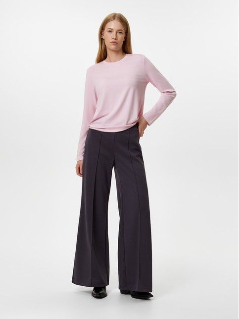 Лонгслив свободного силуэта из мягкой вискозы LD 3296 - купить в интернет-магазине Conte