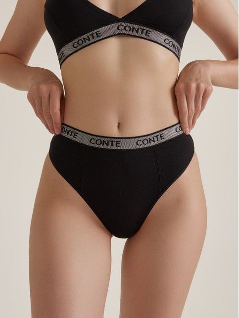 Трусы «бразилиано» из тонкого модала с декоративными линиями BODY TOUCH LBR 3196
