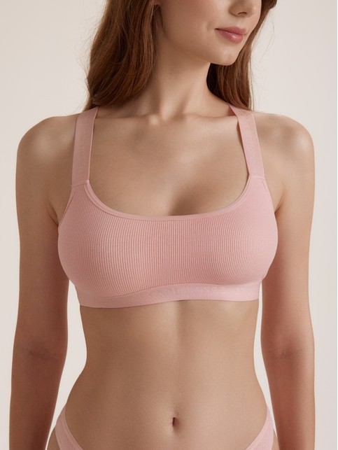 Бюстье в рубчик с перекрёстными бретелями ACTIVE SHAPE LBE 3184