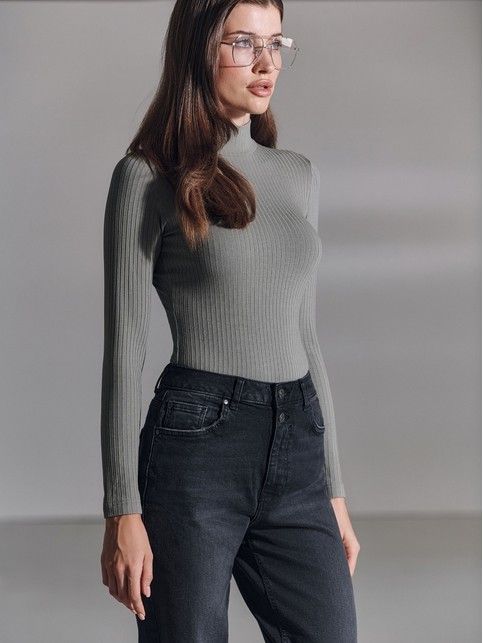 Боди в рубчик из вискозы LBD 2793