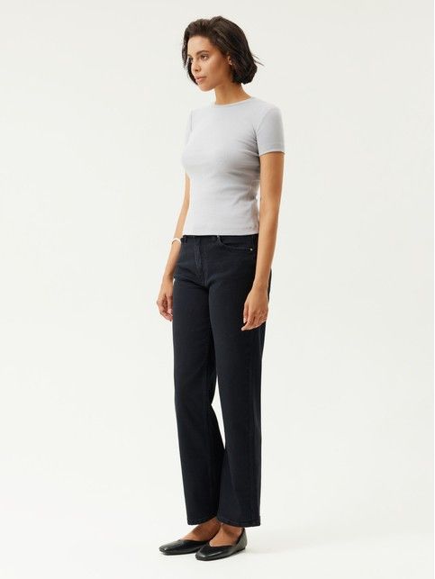 Футболка из хлопка в рубчик BASIC COLLECTION - купить в интернет-магазине Conte