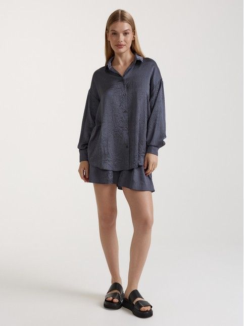 Шорты из фактурной ткани с вискозой LS 3305