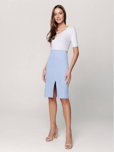 Юбка A-силуэта с разрезом AMANDA - купить в интернет-магазине Conte