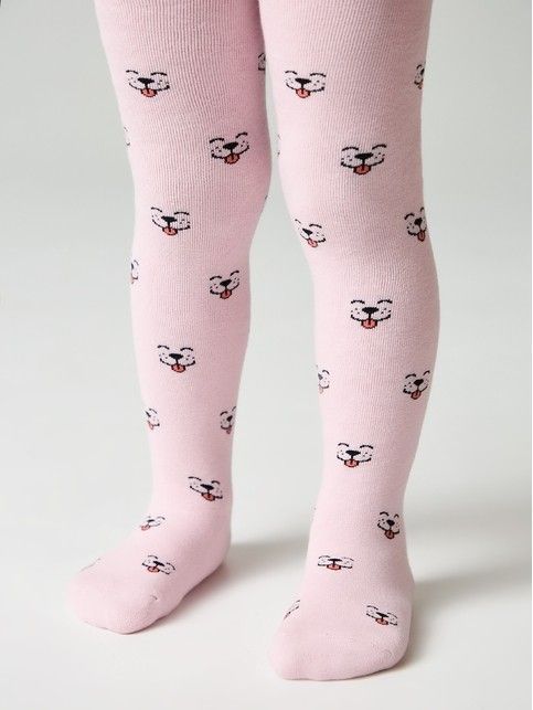 Колготки SOF-TIKI (махровые внутри) с рисунком "собачки" - купить в интернет-магазине Conte