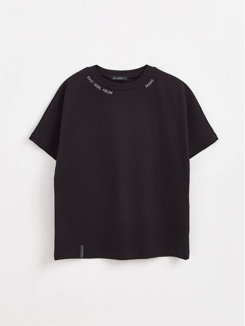 Свободная футболка из хлопка с вышивкой LD 1738 - купить в интернет-магазине Conte