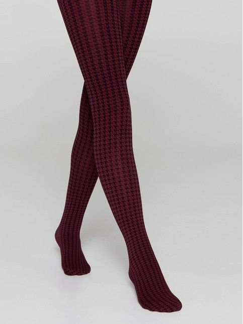 Колготки в «гусиную лапку» OLIVIA - купить в интернет-магазине Conte