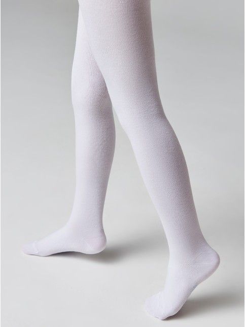 Колготки детские хлопковые TIP-TOP белый 000 - купить в интернет-магазине Conte