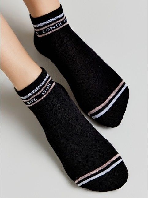 Короткие носки из хлопка с махровой стопой