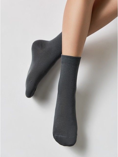 Хлопковые темно-серые носки TIP-TOP - купить в интернет-магазине Conte