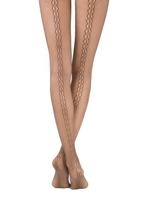 Колготки в сеточку с ажурным рисунком сзади DREAM Lycra®