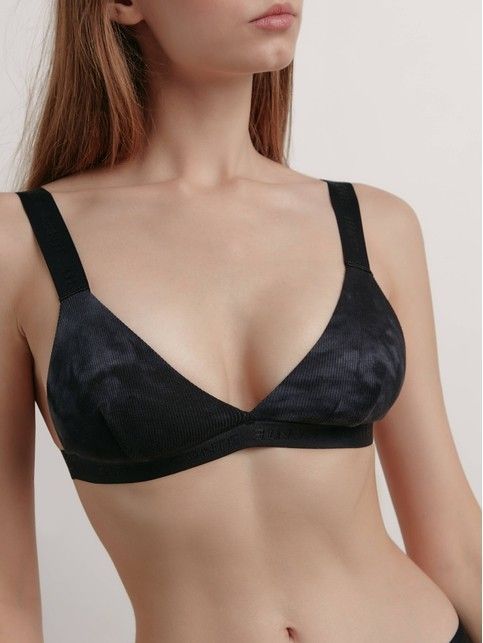 Бюстье в рубчик с треугольными чашками TIE DYE RIB LBE 1912