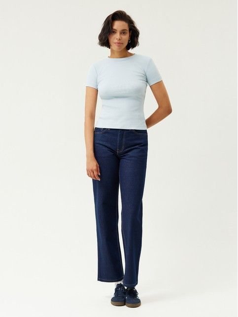 Футболка из хлопка в рубчик BASIC COLLECTION - купить в интернет-магазине Conte