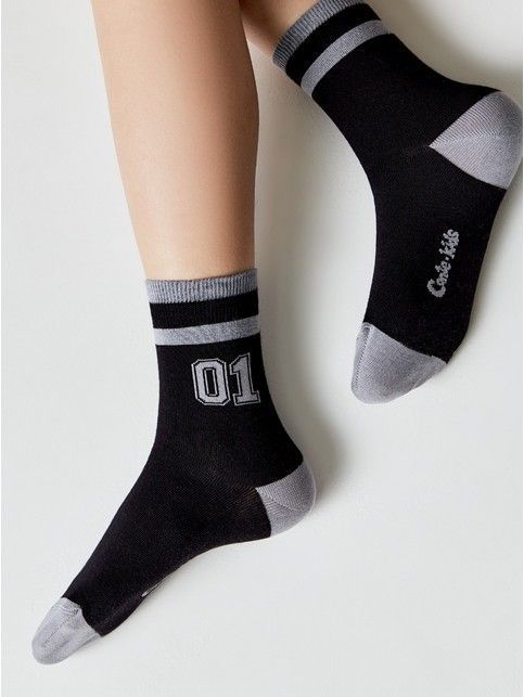 Хлопковые носки с рисунком “01”