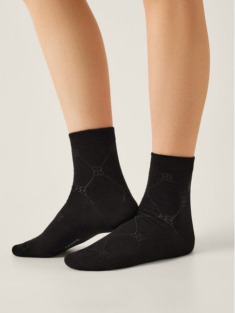 Носки из хлопка с геометрическим рисунком CLASSIC
