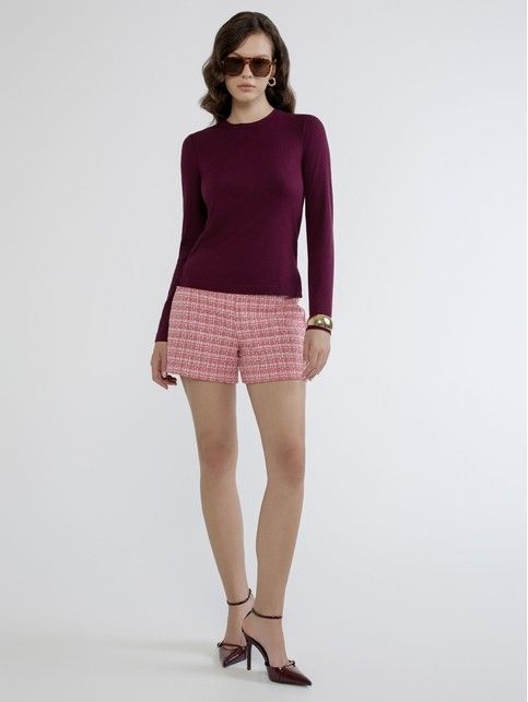 Джемпер в рубчик из вискозы с прямыми рукавами LD 3131 - купить в интернет-магазине Conte