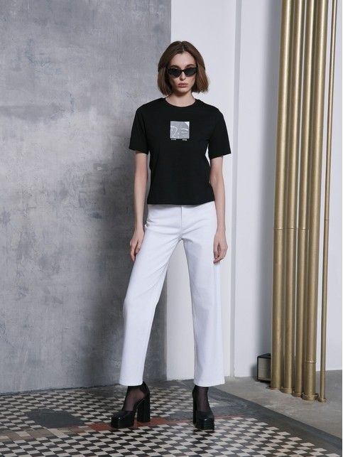 Футболка из хлопка с рисунком «Sun kiss» LD 2654 - купить в интернет-магазине Conte