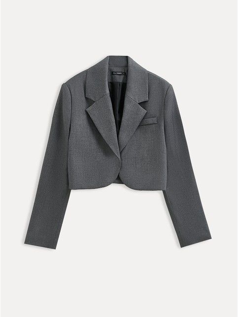 Укороченный жакет из костюмной ткани LJ 3253 - купить в интернет-магазине Conte
