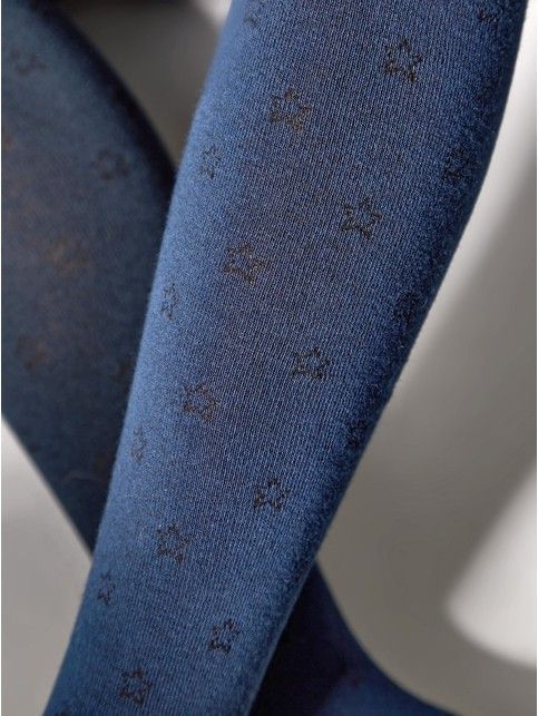 Хлопковые колготки с рисунком «звёзды»