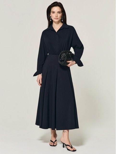 Рубашка свободного кроя из хлопка LRU 3439 - купить в интернет-магазине Conte