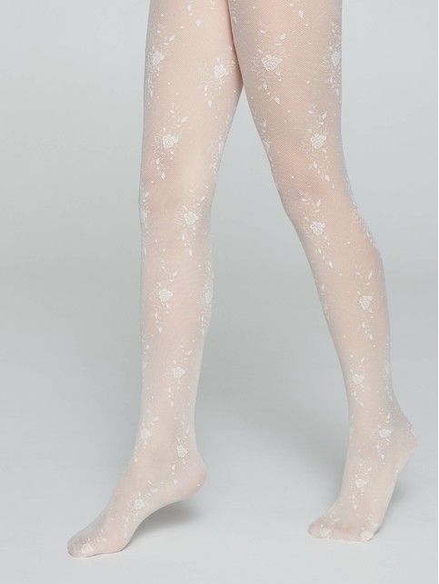 Колготки с цветочным рисунком SOFIA