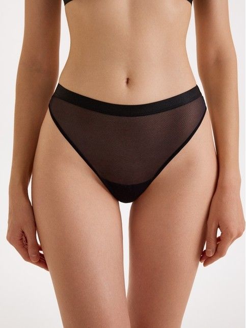 Трусы бразилиана со вставкой из цветочного кружева ADORE LBR 3656 - купить в интернет-магазине Conte