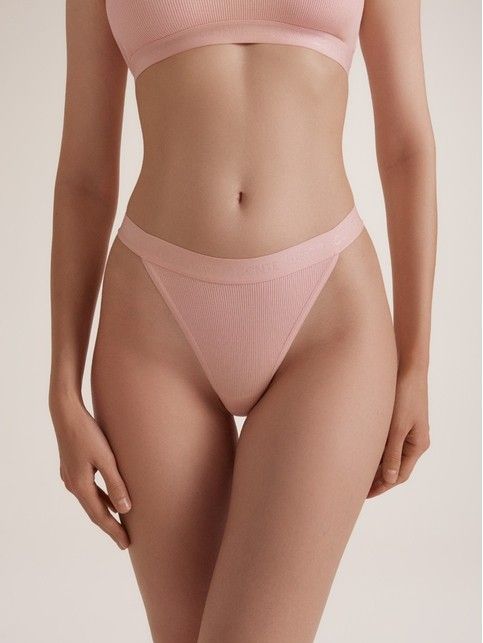 Трусы танга в рубчик из вискозы ACTIVE SHAPE LTA 3189