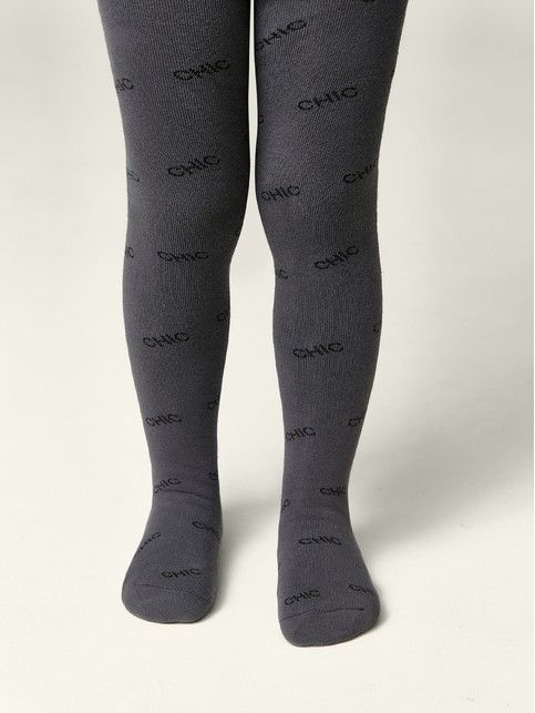 Колготки SOF-TIKI (махровые внутри) с надписью "chic" - купить в интернет-магазине Conte