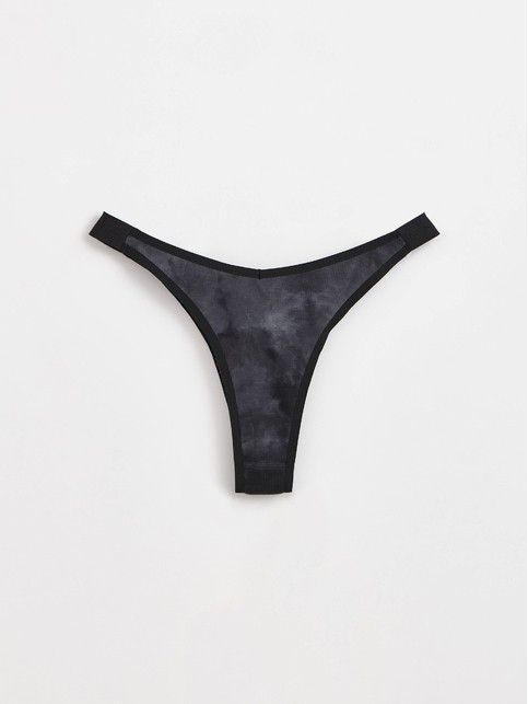 Трусы «бразилиана» с V-образной линией талии TIE DYE RIB LBR 1916