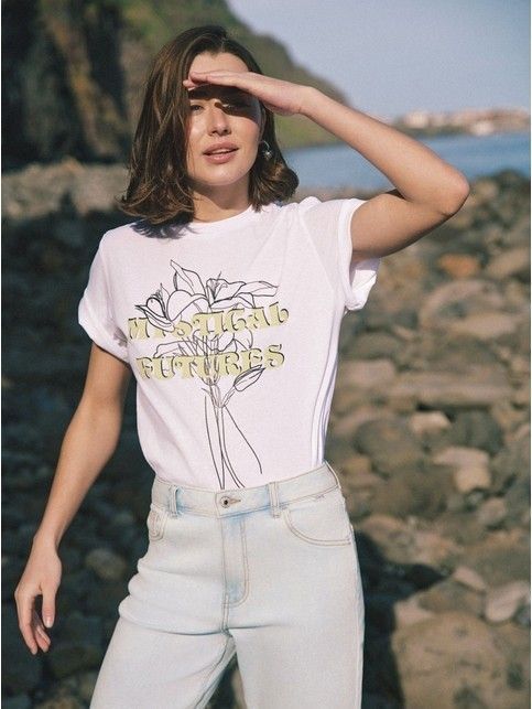 Футболка из хлопка с рисунком «Mistical Futures» LD 2666 - купить в интернет-магазине Conte