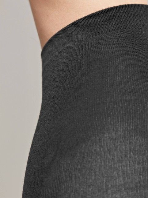 Теплые колготки женские из хлопка COTTON 250 Lycra® цвета графит