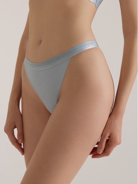 Трусы танга в рубчик из вискозы ACTIVE SHAPE LTA 3189