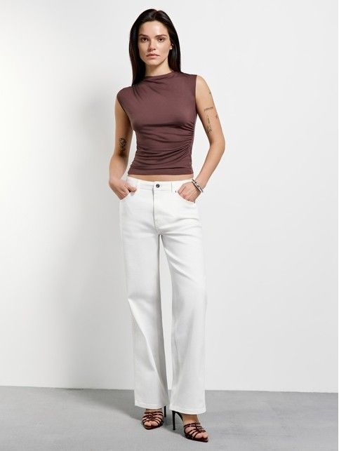 Топ из микромодала с драпировкой LBD 3414 - купить в интернет-магазине Conte