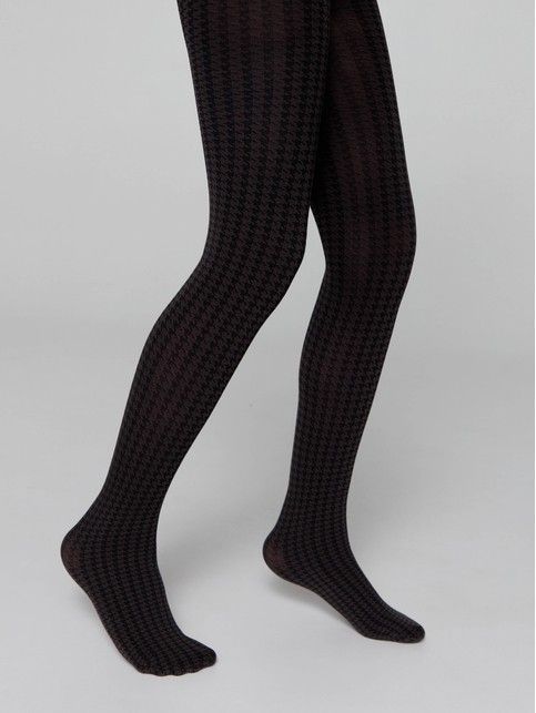 Колготки в «гусиную лапку» OLIVIA - купить в интернет-магазине Conte