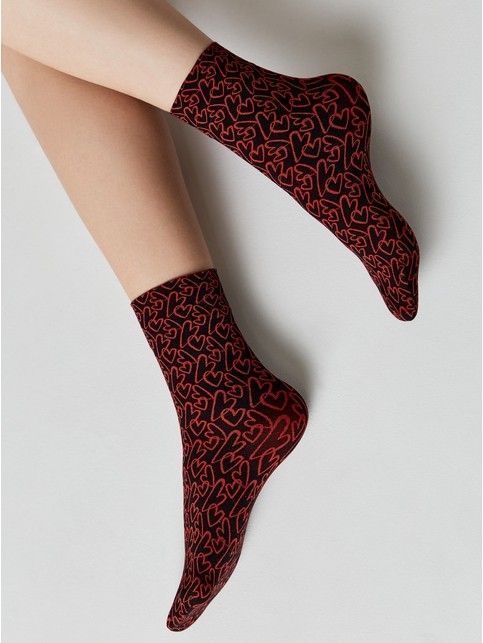 Плотные носки с рисунками «Love» - купить в интернет-магазине Conte