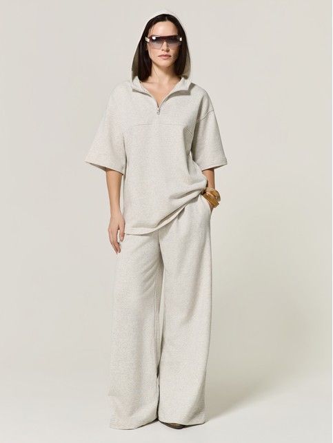 Туника из футера с капюшоном и фигурным низом LTH 3382 - купить в интернет-магазине Conte