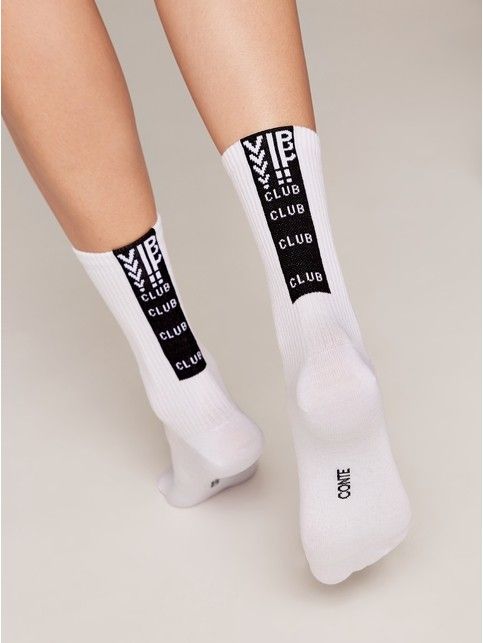 Удлиненные носки из хлопка в рубчик «Club»