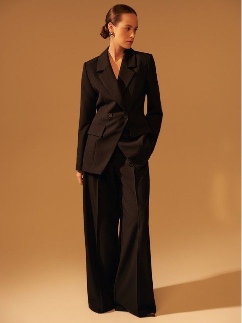 Жакет из костюмной ткани с ассиметричной застёжкой LJ 3394 - купить в интернет-магазине Conte