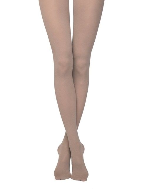 Плотные меланжевые колготки женские OFELIA Lycra® какао цвета