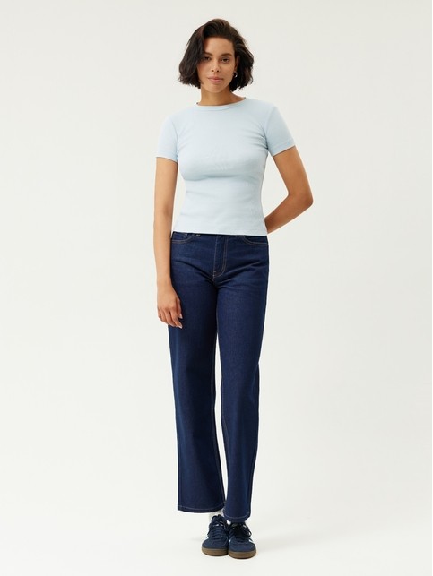 Футболка из хлопка в рубчик BASIC COLLECTION - купить в интернет-магазине Conte