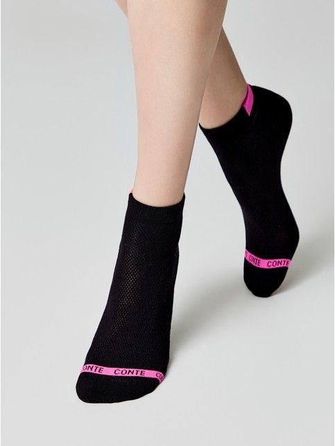 Короткие носки из хлопка с рисунком