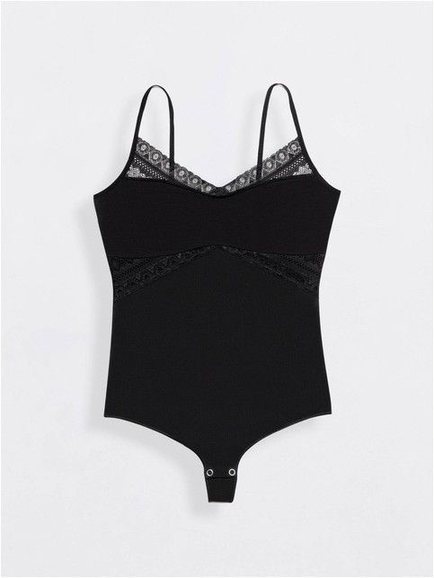 Боди женское MACRAMER ART LBT 1020 черного цвета - купить в интернет-магазине Conte