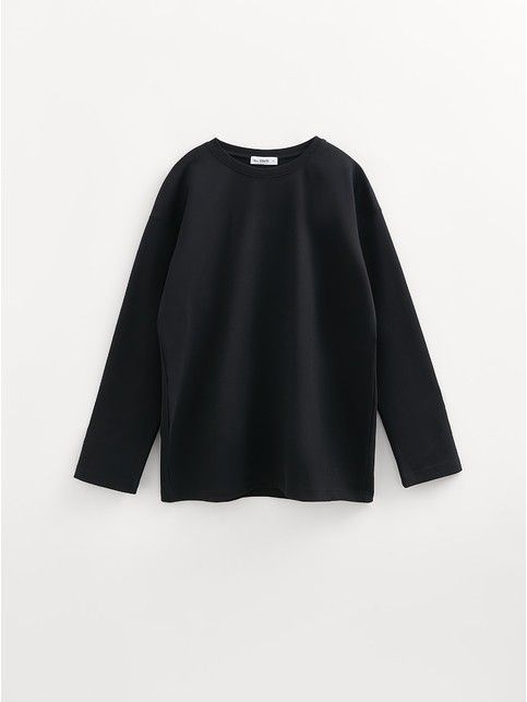 Лонгслив свободного кроя из хлопка LD 3142 - купить в интернет-магазине Conte