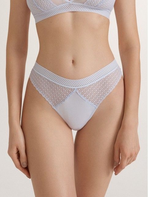 Трусы «бразилиана» из кружева и хлопка GOTIC LBR 2984