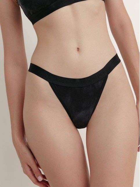 Трусы «танга» с V-образной линией талии TIE DYE RIB LTA 2209