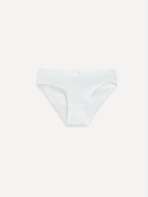 Трусы для девочки из хлопка с декоративным бантиком BASIC COLLECTION - купить в интернет-магазине Conte